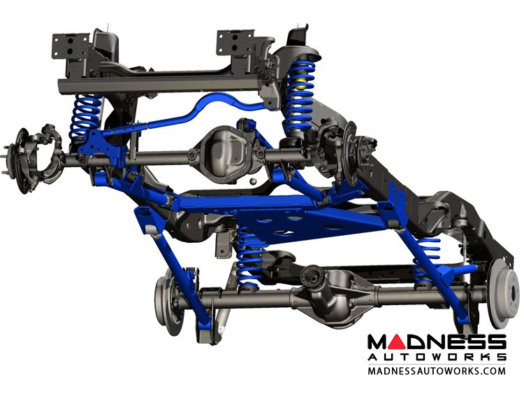 Jeep Wrangler JK Unlimited Long Arm Suspension Kit w/Vertex Reservoir Shocks 4" Lift MADNESS